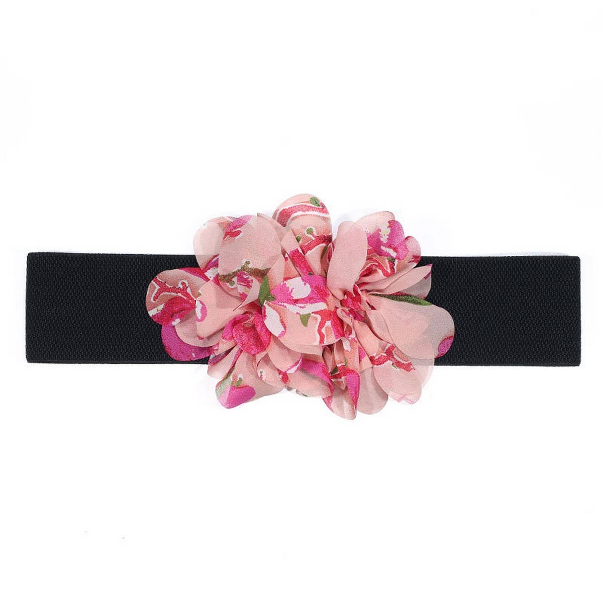 Handmade Floral Elastic Waist Belt for Dresses