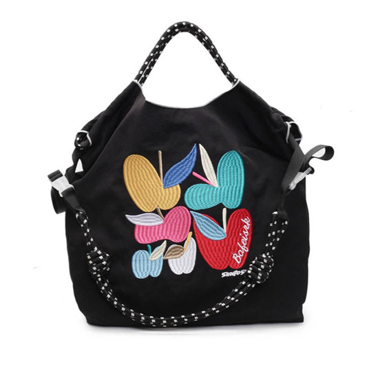 Cartoon embroidery versatile commuting bag