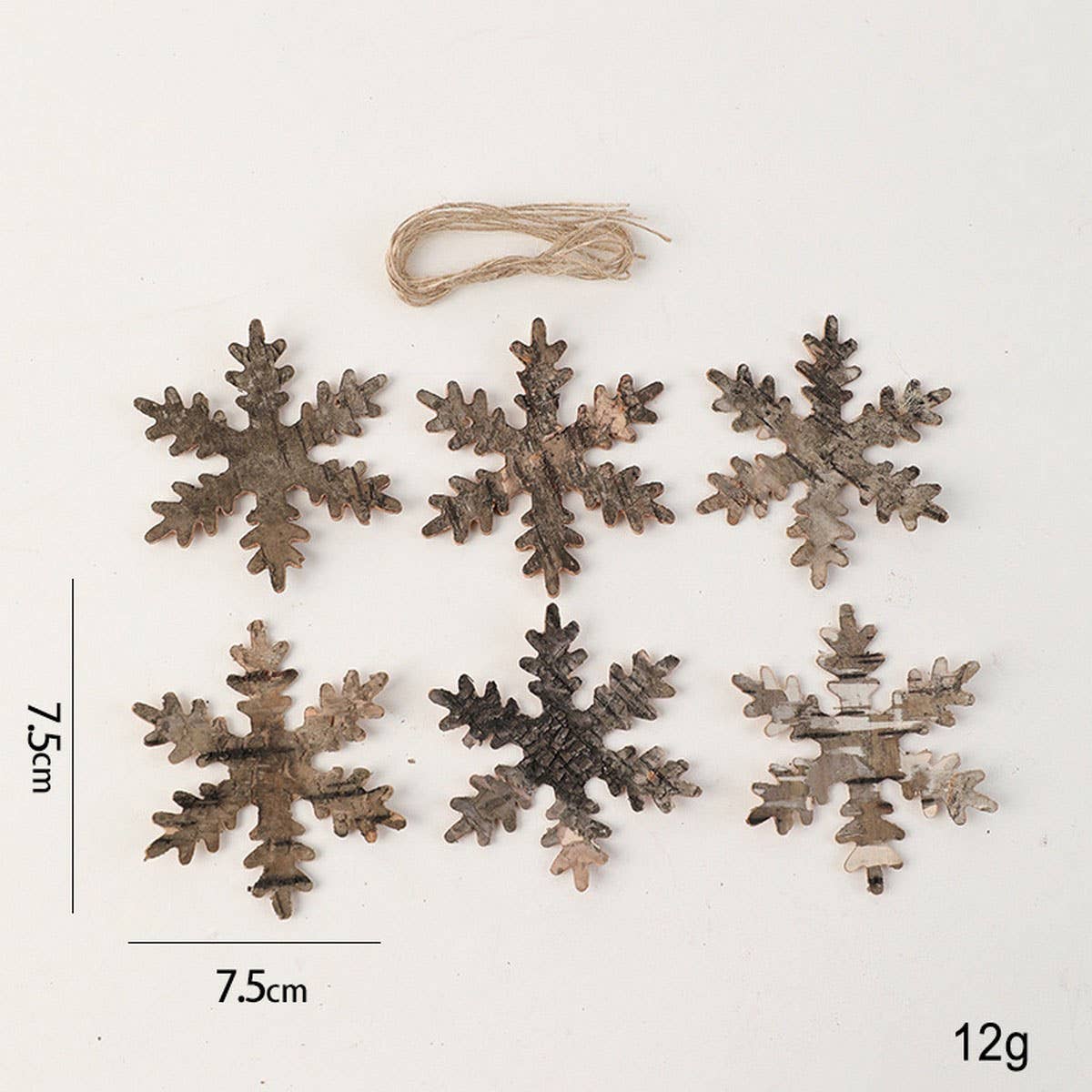 Natural Cedar Wooden Christmas Tree Hanging Decor