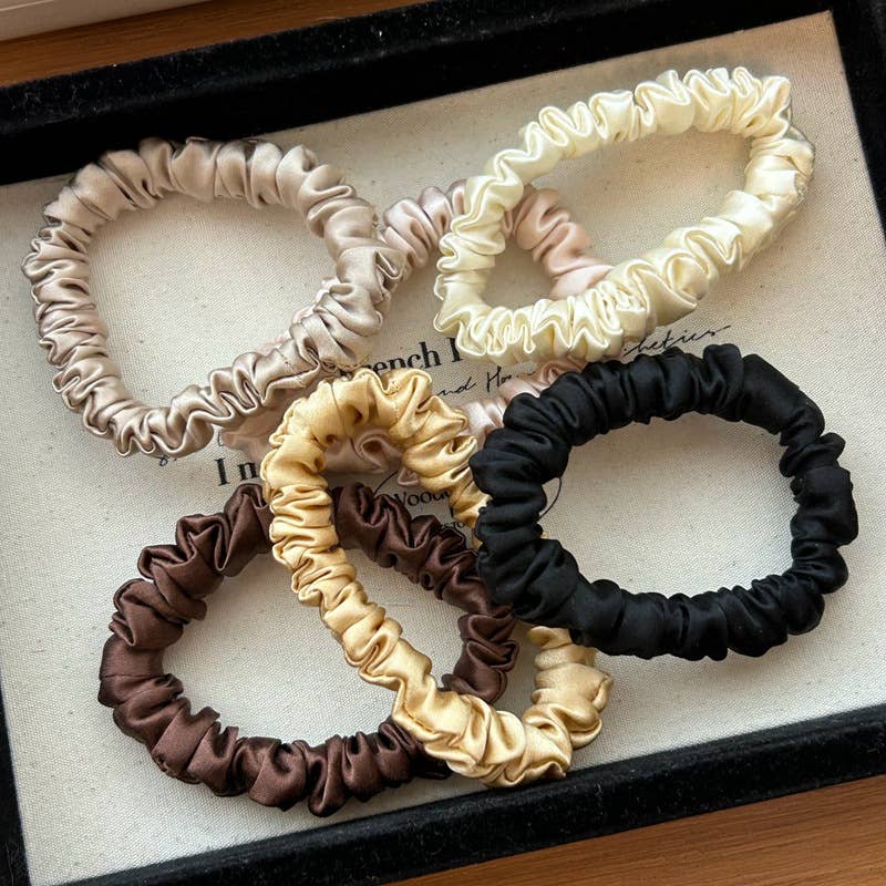 French-style fine hair rope made of mulberry silk