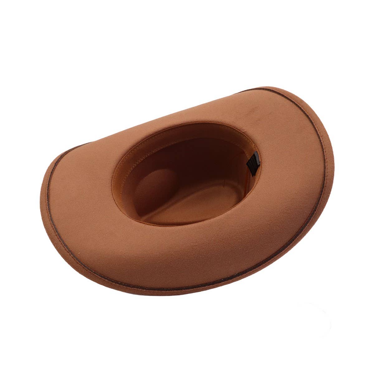 Western Ethnic  Felt Cowboy Fedora Hat_CWAH04428