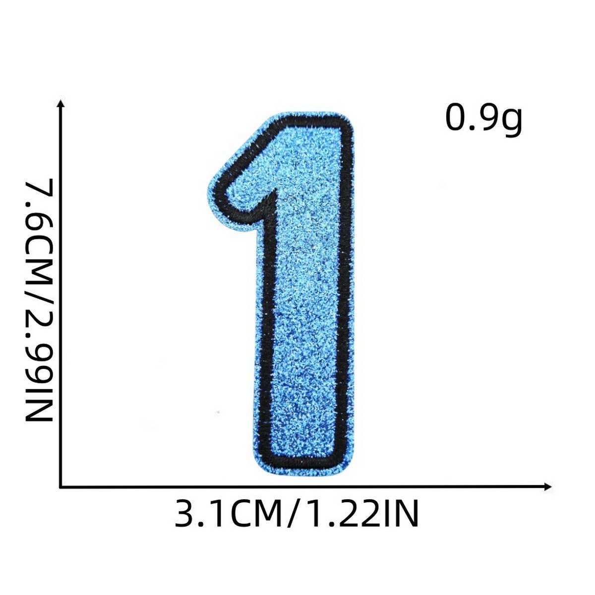 CREATIVE BADGE LETTER EMBROIDERY CLOTH PATCH