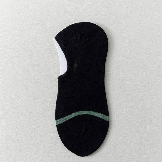 CWMS2469_NEW STYLE SHALLOW STRIPED THIN SOCKS