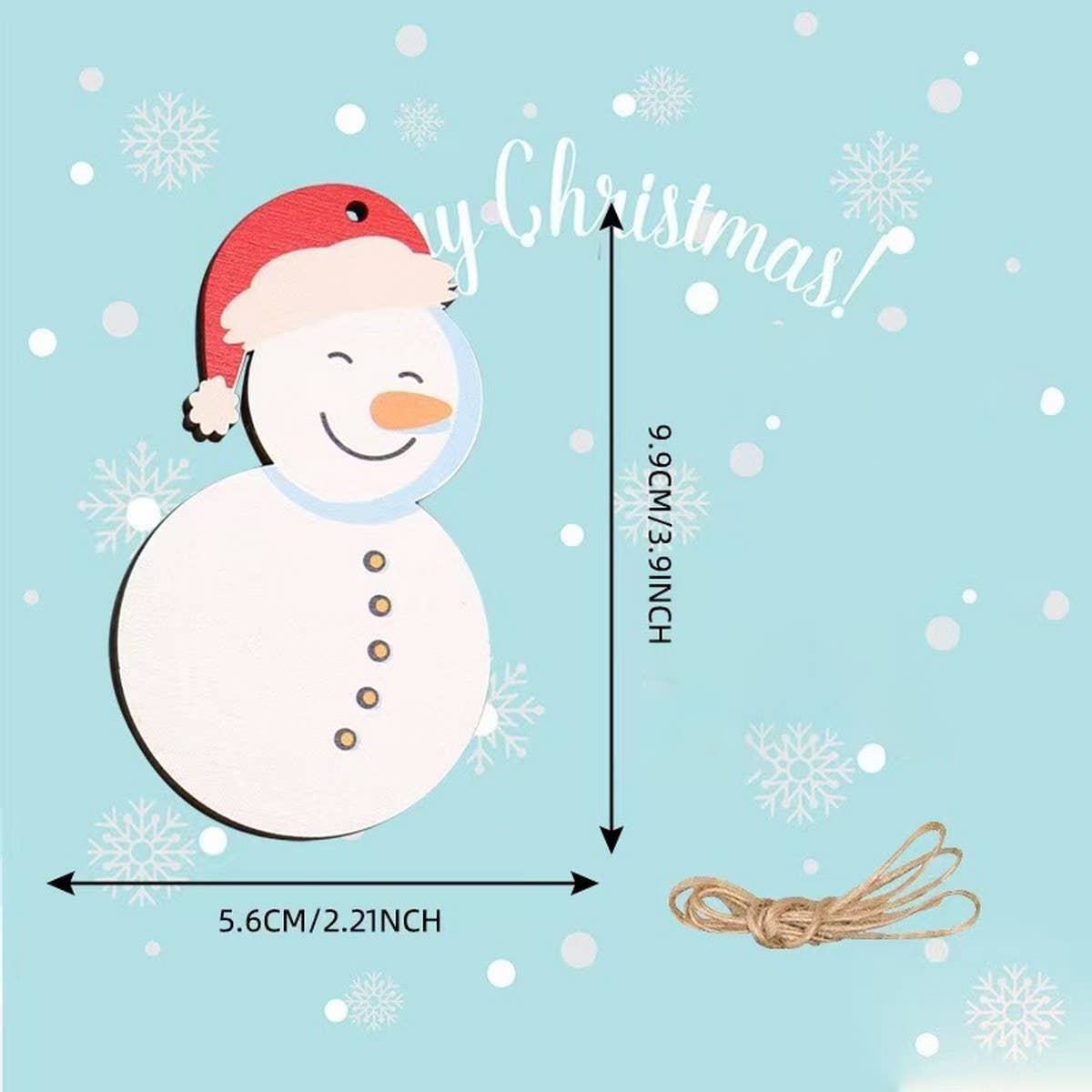 CWMM9156_WOODEN CHRISTMAS CARVING CREATIVE ORNAMENTS