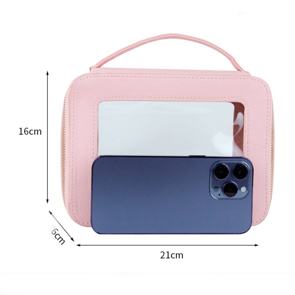 TRAVEL PORTABLE PORTABLE TRANSPARENT COSMETIC BAG_CWAB1090