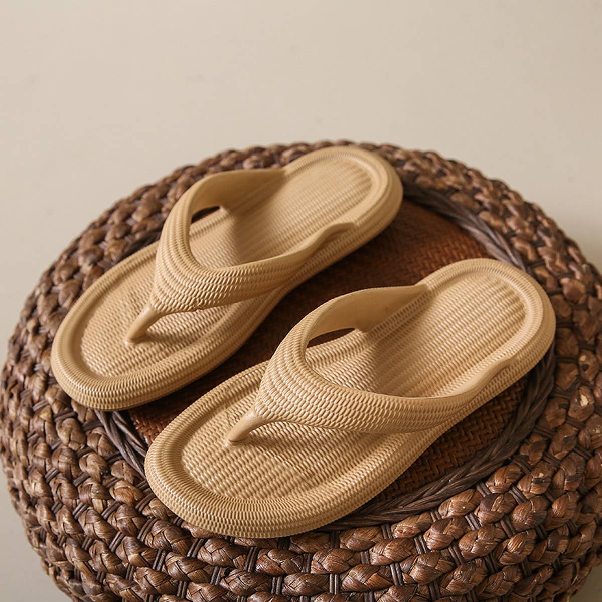 EVA SOLID COLOR FLIP-FLOPS SUMMER BEACH SLIPPERS_CWSHS0690