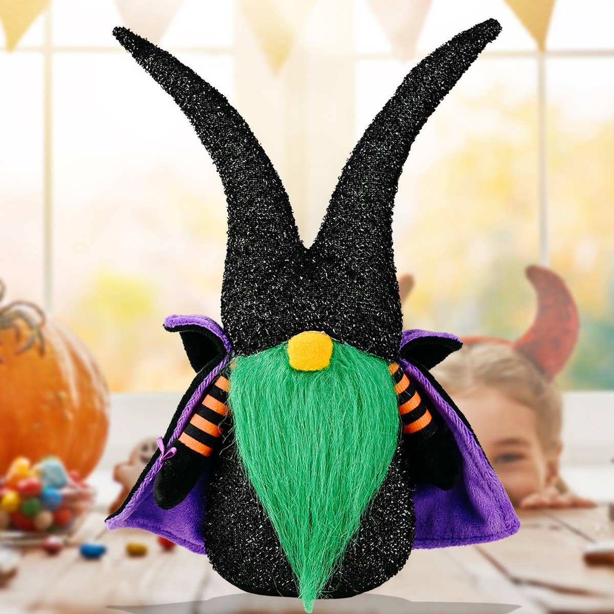 HALLOWEEN CAPE FACELESS DOLL ORNAMENTS