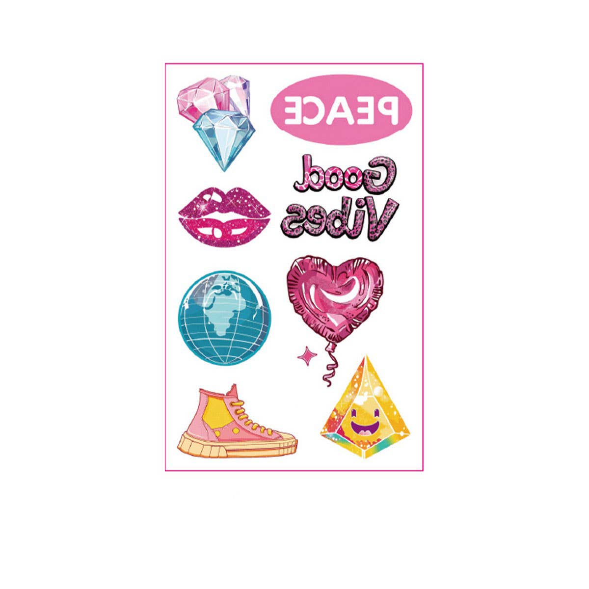 Pink Cowgirl Tattoos ??Cute Bachelorette Stickers_CWMM8385