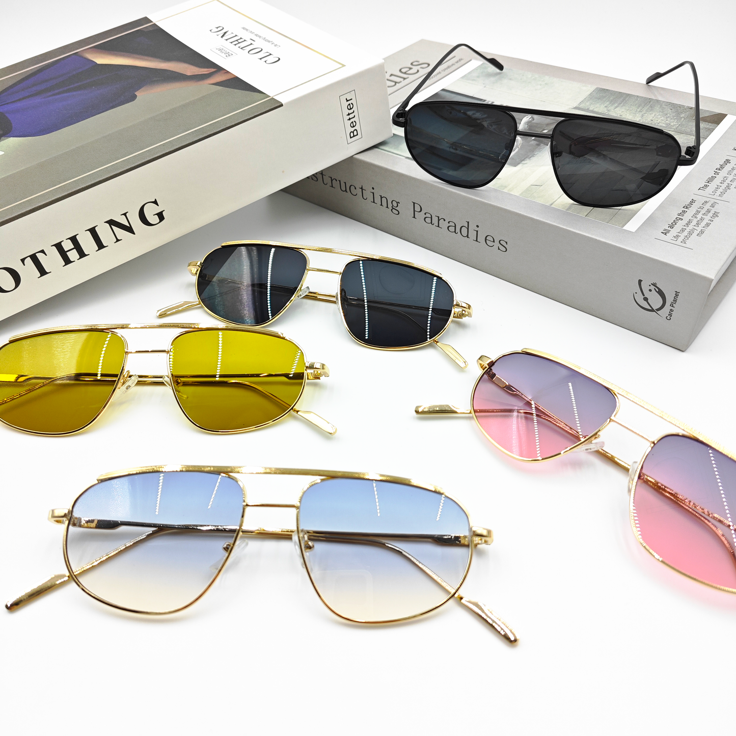 WOMEN FASHION OVAL SUNGLASSES