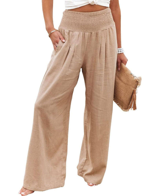 STYLE COTTON SLACKS MADE OF OLD MID-RISE SLACKS