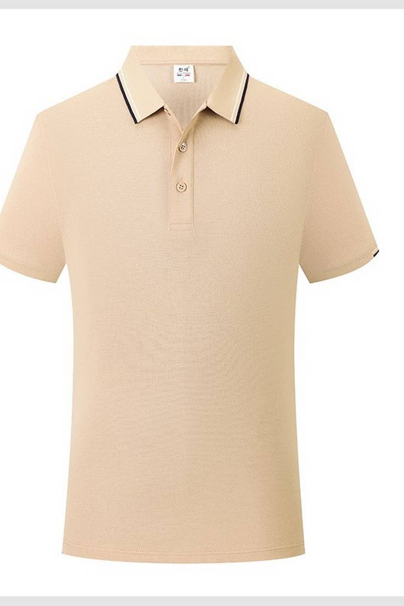 EASY CARE SOLID COLOR POLO SHIRT OFFICE VACATIONCWTBLS02454