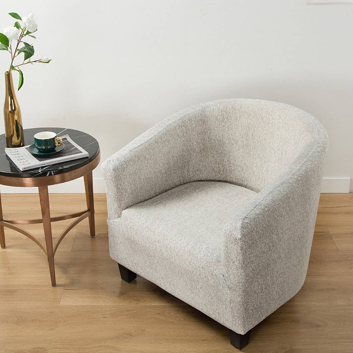 Single Sofa Chair Cover, Small Round Fit_CWMM8319