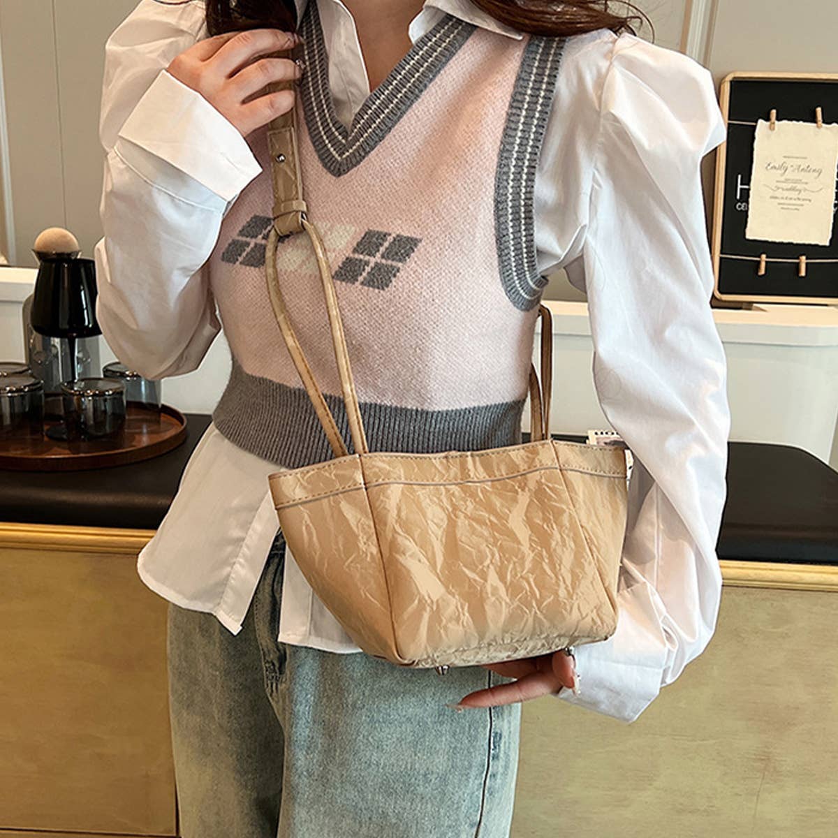 2024 NEW STYLE VERSATILE CROSSBODY BUCKET BAG_CWAB3337