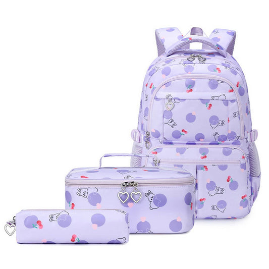 Waterproof Backpacks for School Girls ?3-Piece Set_CWAB5381