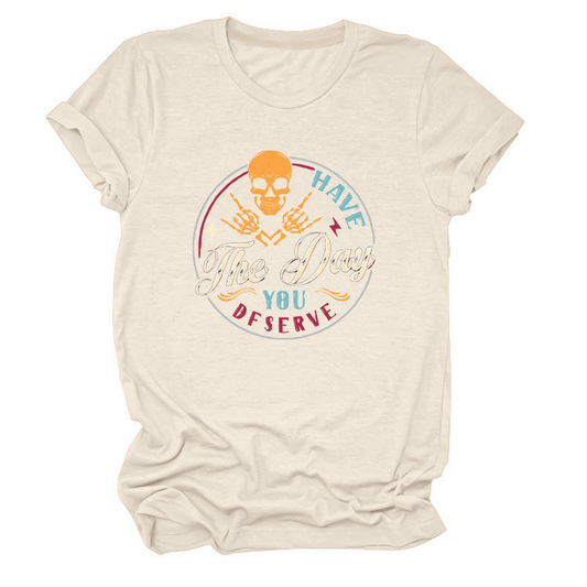 Loose Fit Crew Neck Tee ??Women?™s Casual Wear_CWTTS1529