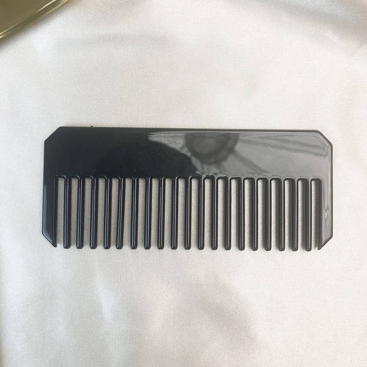 Vintage Black Acetate Hair Comb for Women
