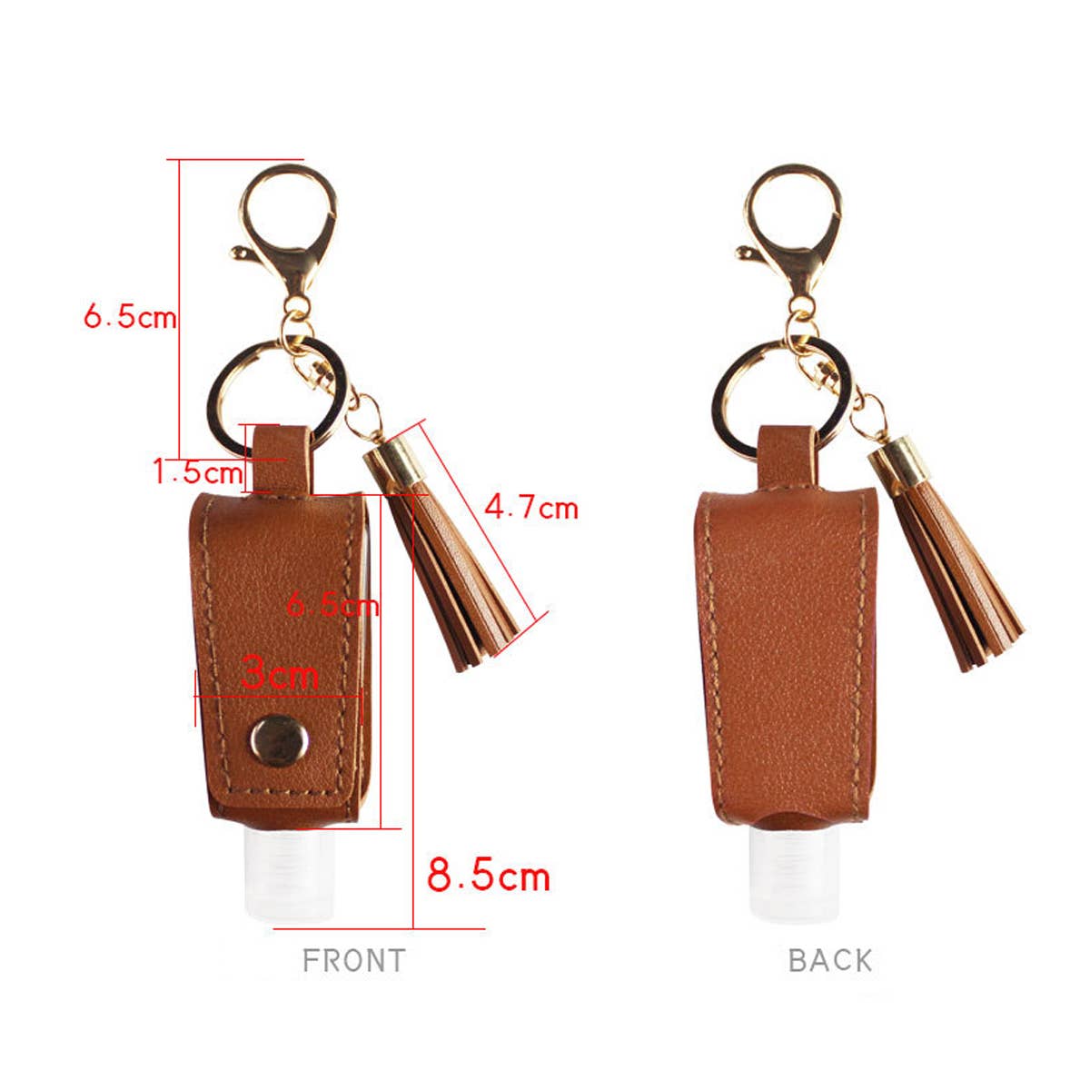 MINIMALIST LEATHER KEYCHAIN