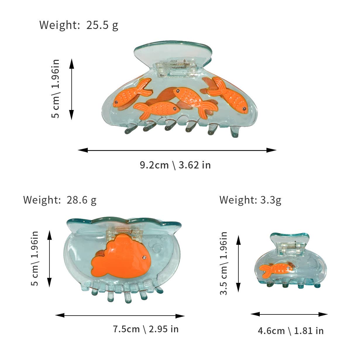 Cute mini acetic acid gripper for goldfish tank