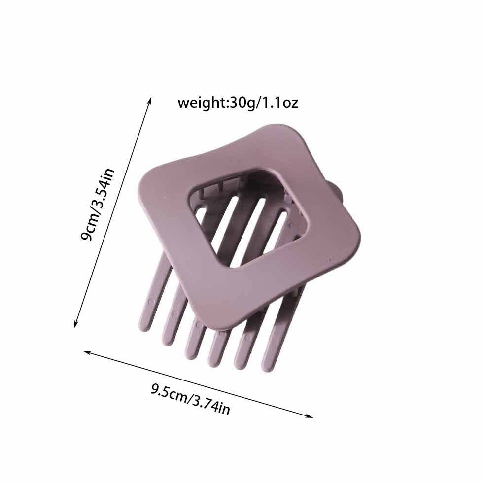 Elegant diamond-shaped simple PC hair clip