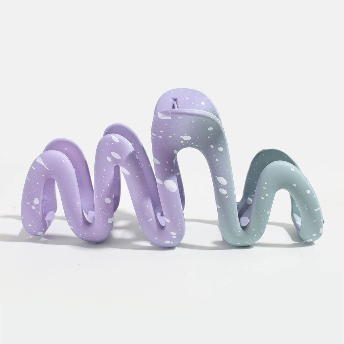 Fashion Gradient Ink-Wave Hair Claw Commuter Clip_CWAHA2205