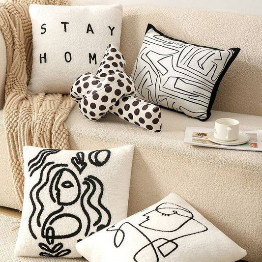 Luxury Plush Pillow Cover for Sofa & Bed Decor