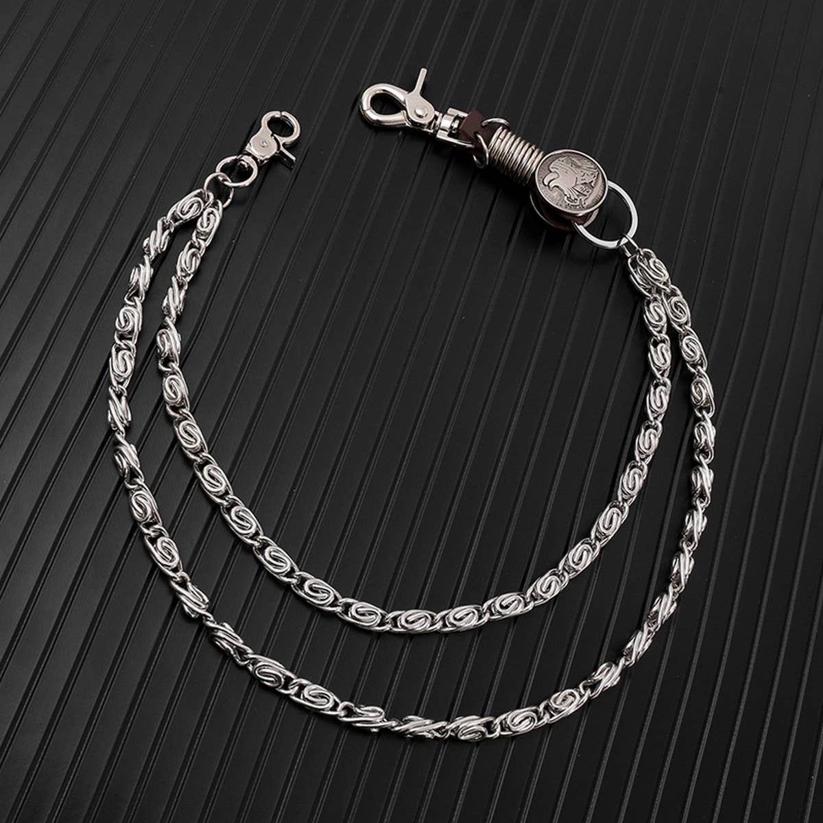 FASHIONABLE SMALL MULTI-LAYERED CHAIN JEANS CHAIN