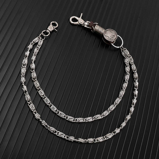 FASHIONABLE SMALL MULTI-LAYERED CHAIN JEANS CHAIN