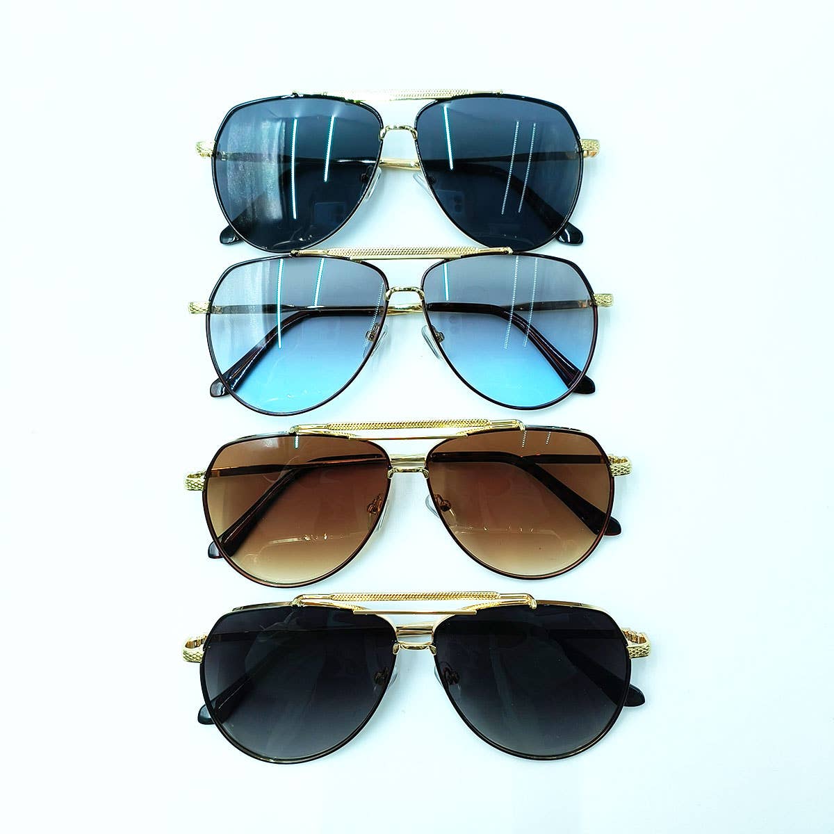 LARGE LENS AVIATOR SUNGLASSES UNISEX