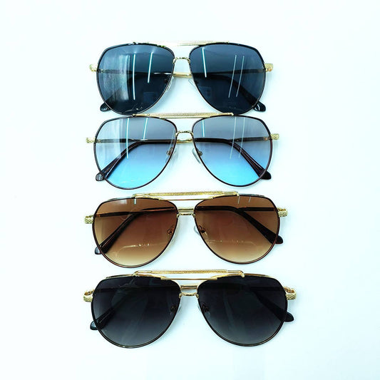 LARGE LENS AVIATOR SUNGLASSES UNISEX