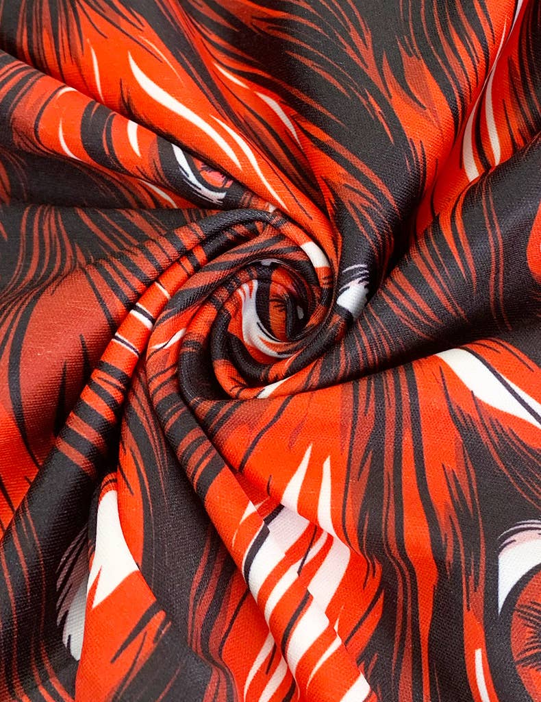 PRINTED HALLOWEEN PARTY BAGGY ROMPER HOODIE