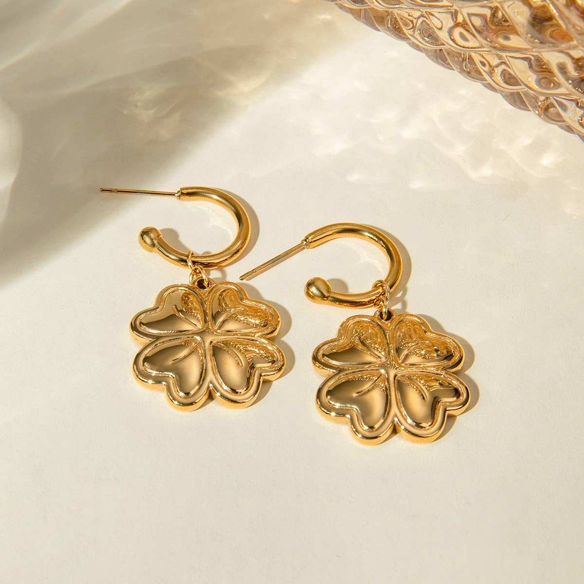 HIGH-END LOVE FOUR-LEAF CLOVER EARRINGS