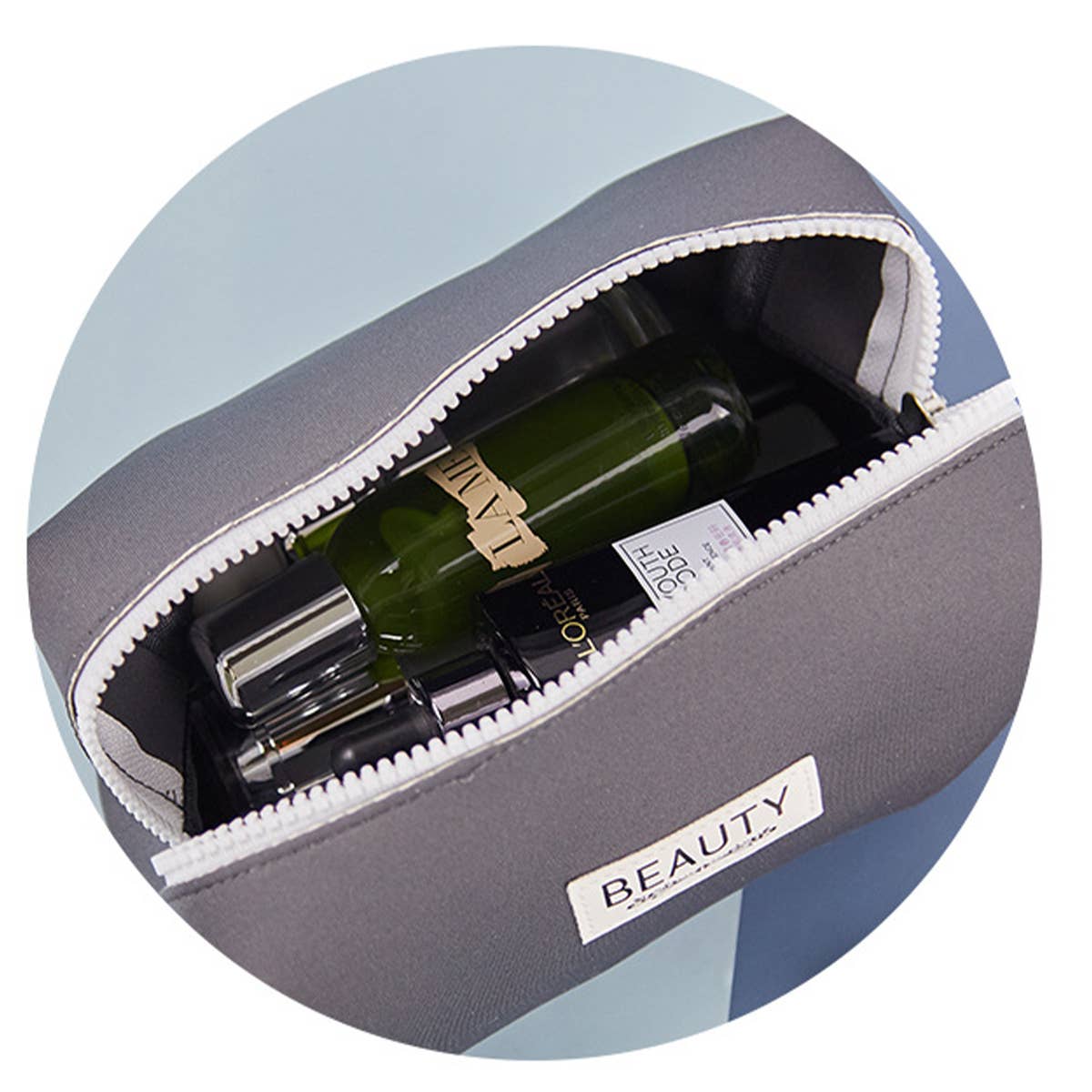 LARGE CAPACITY STORAGE BAG ZIPPER MAKEUP BAG_CWAB1443