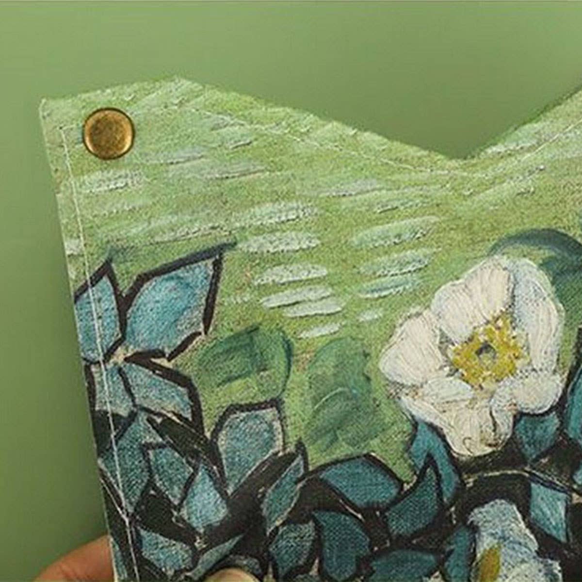 NEW OIL PAINTING LEATHER CREATIVE TISSUE BOX