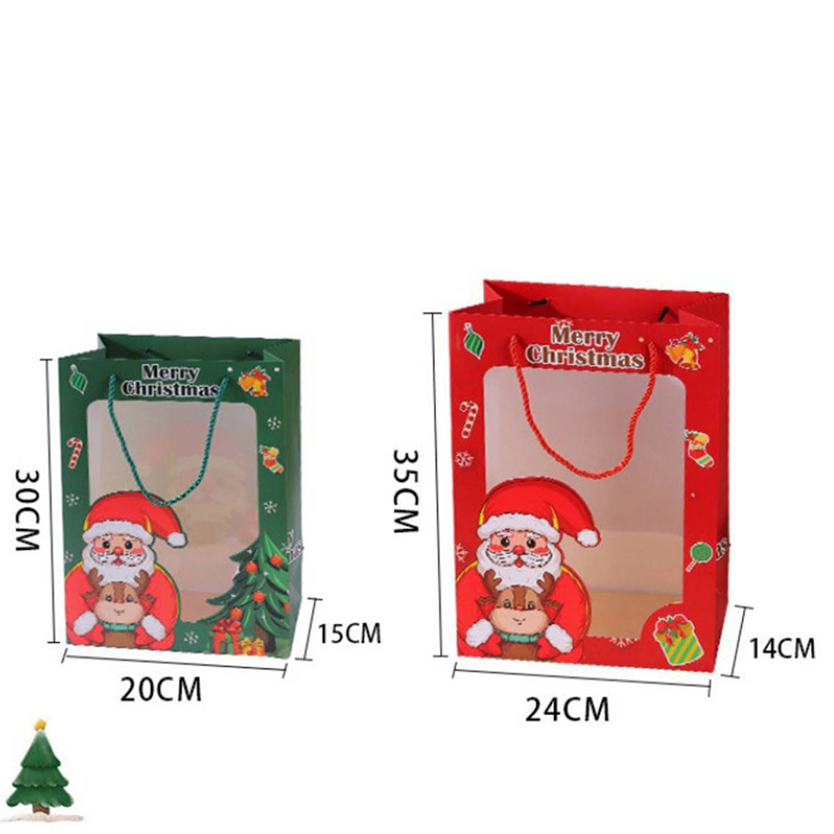 CWMM9363_CHRISTMAS EVE CHRISTMAS GIFT PACKAGING TOTE BAG