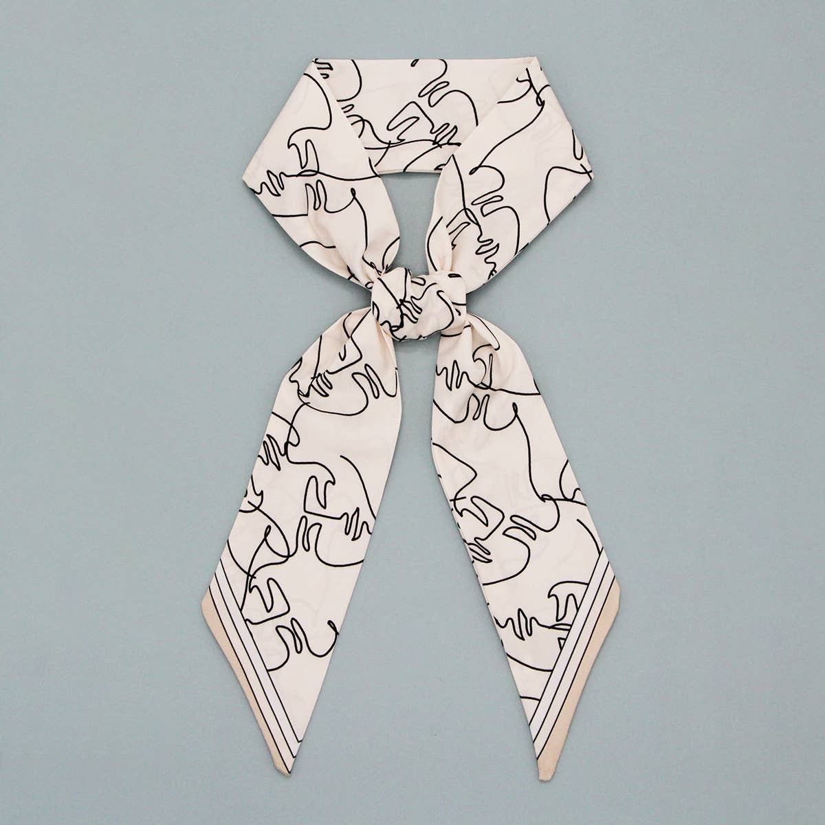 Long Boho Scarf - Hair Ribbon & Purse Strap