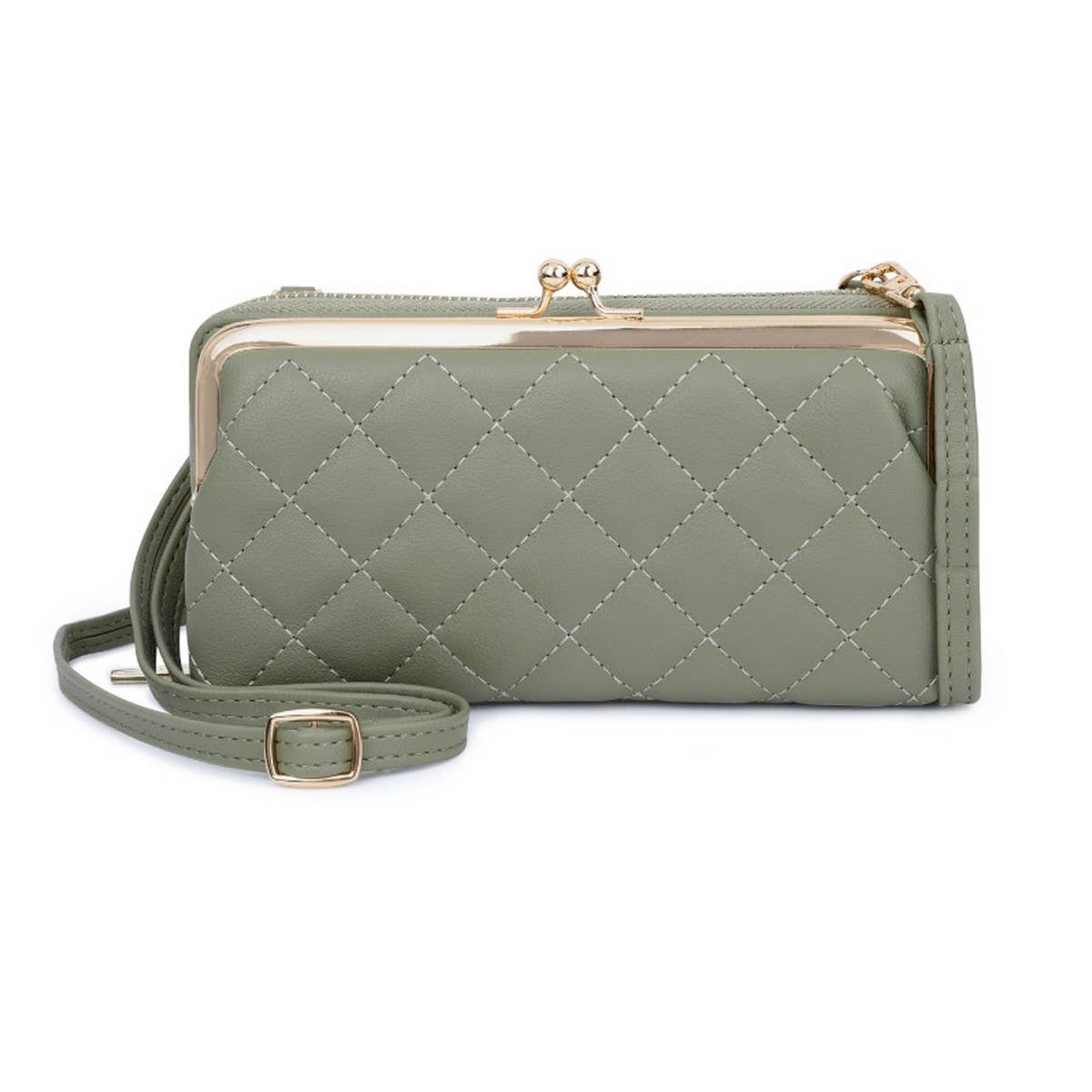 LOZENGE LARGE CAPACITY MULTIFUNCTIONAL SHOULDER BAG_CWAB1665