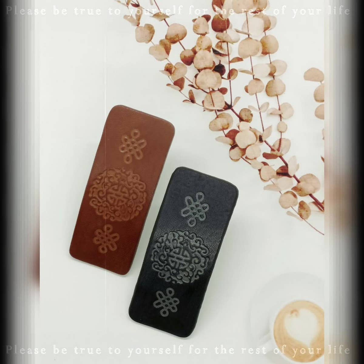 New Chinese Style Carved Painted Vintage Clip