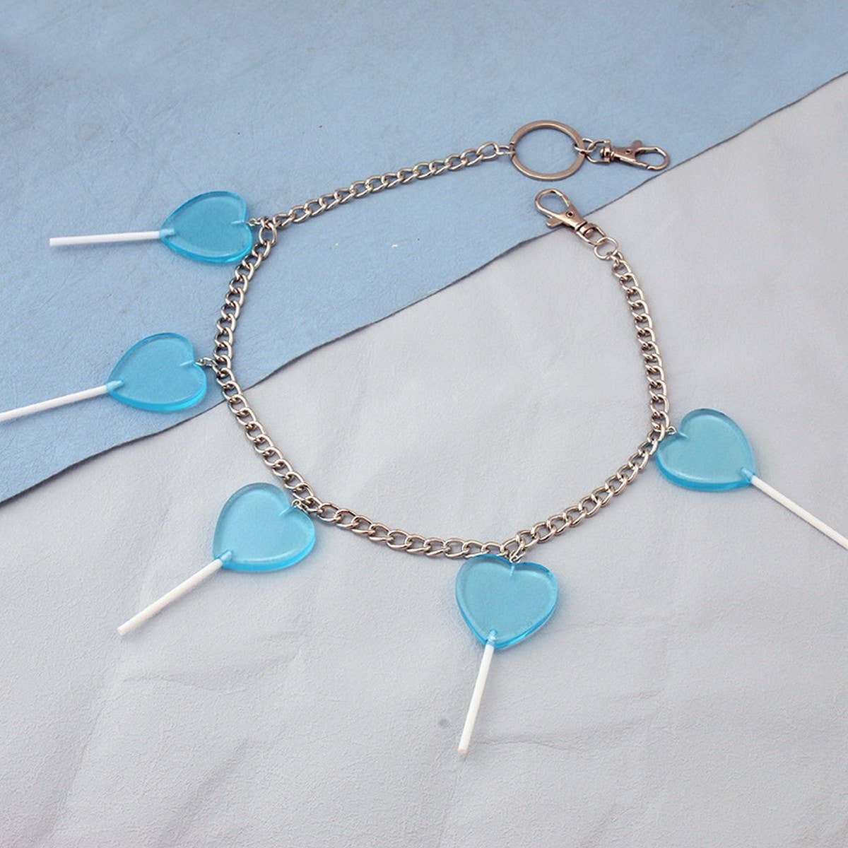 COLORED LOLLIPOP PENDANT PANTS CHAIN