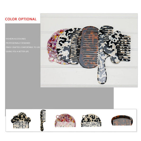 ACETATE 4MM PLATE HAIR COMB ANTI-STATIC COMB_CWAHA4181