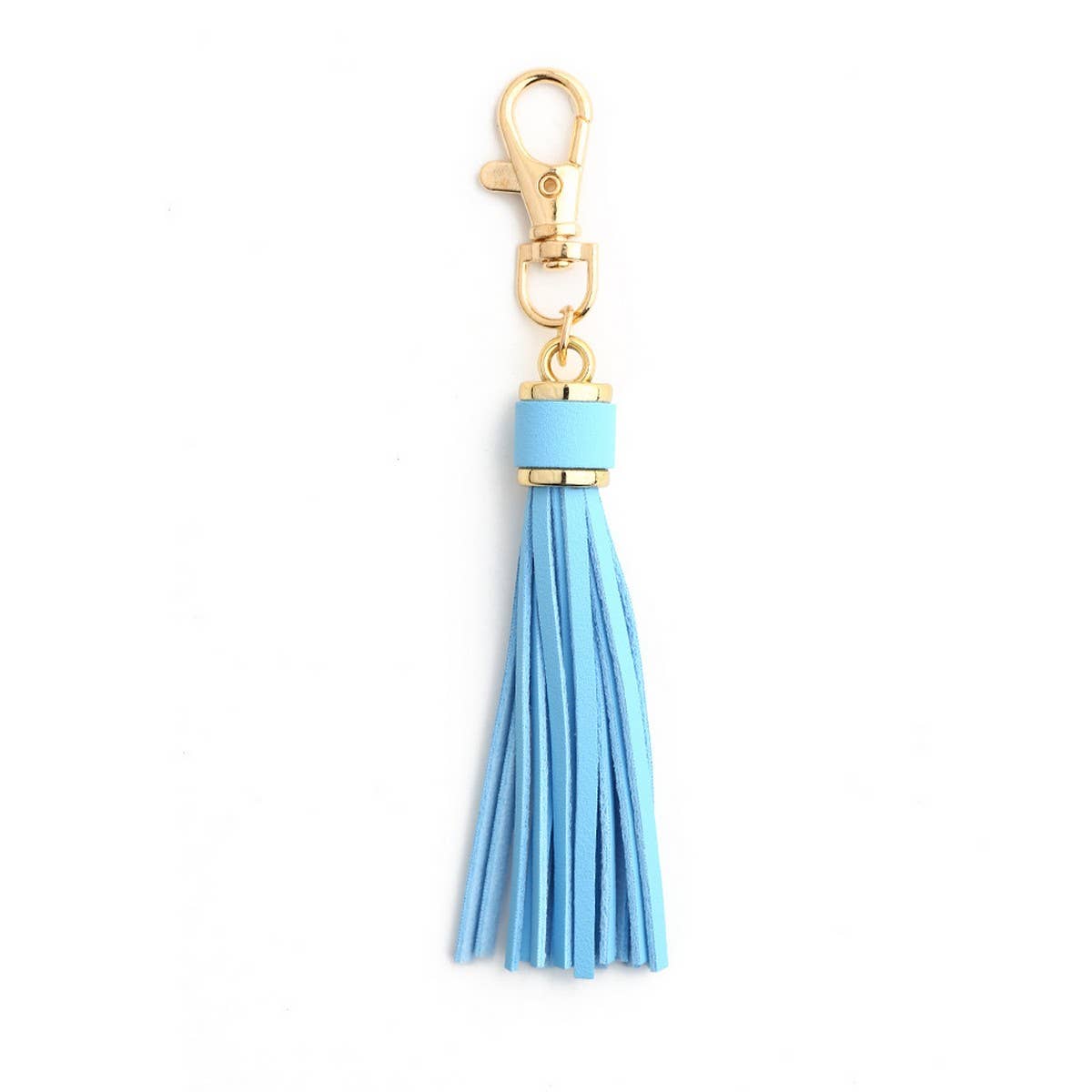 Leather Fringe Keychain, PU Tassel Bag Charm_CWAB5008