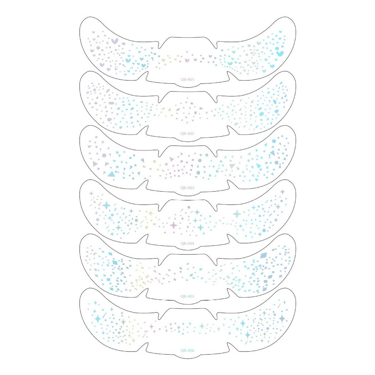 Metallic Freckle Tattoos ? Gold & Silver Party