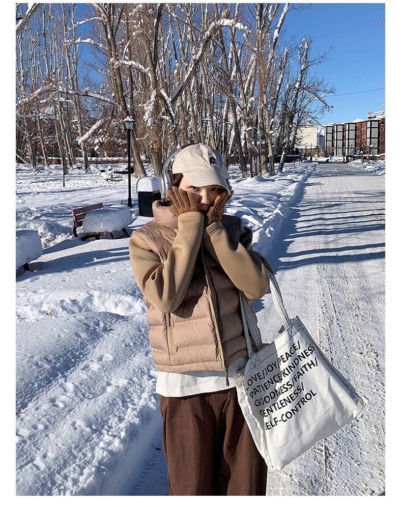 Slim short cotton jacket patchwork jacket