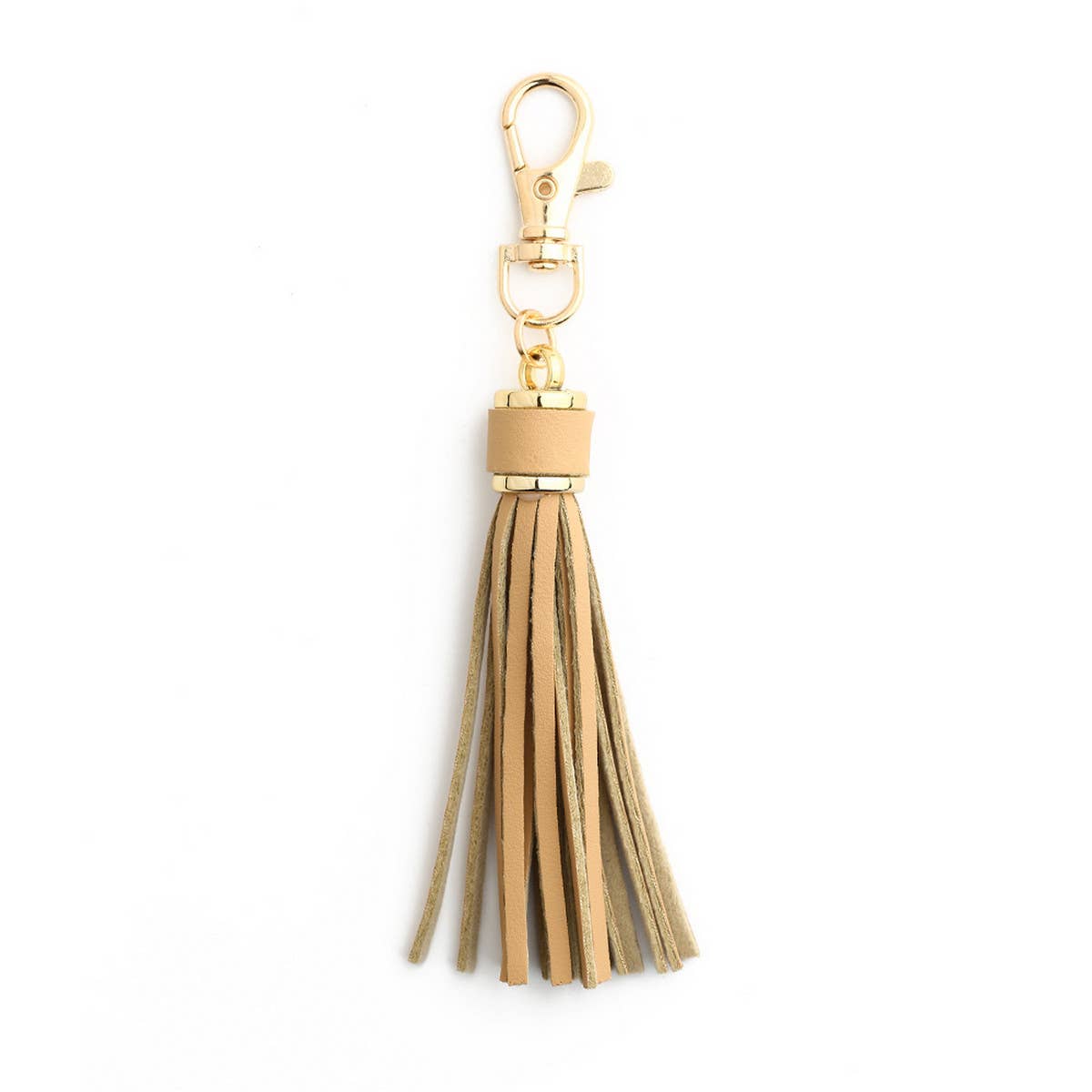 TASSEL LEATHER KEYCHAIN ACCESSORY