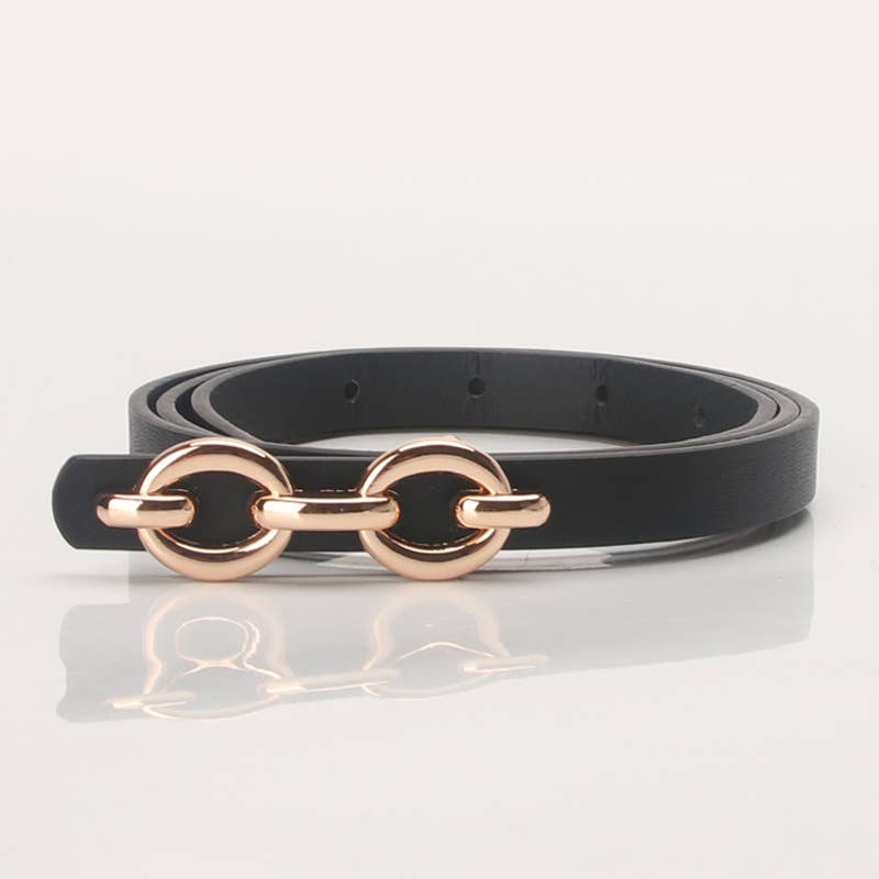 Alloy buckle versatile dress west decorative belt
