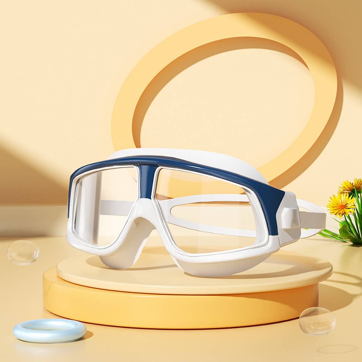 Adult HD Anti-Fog Prescription Swim Goggles_CWMM6631