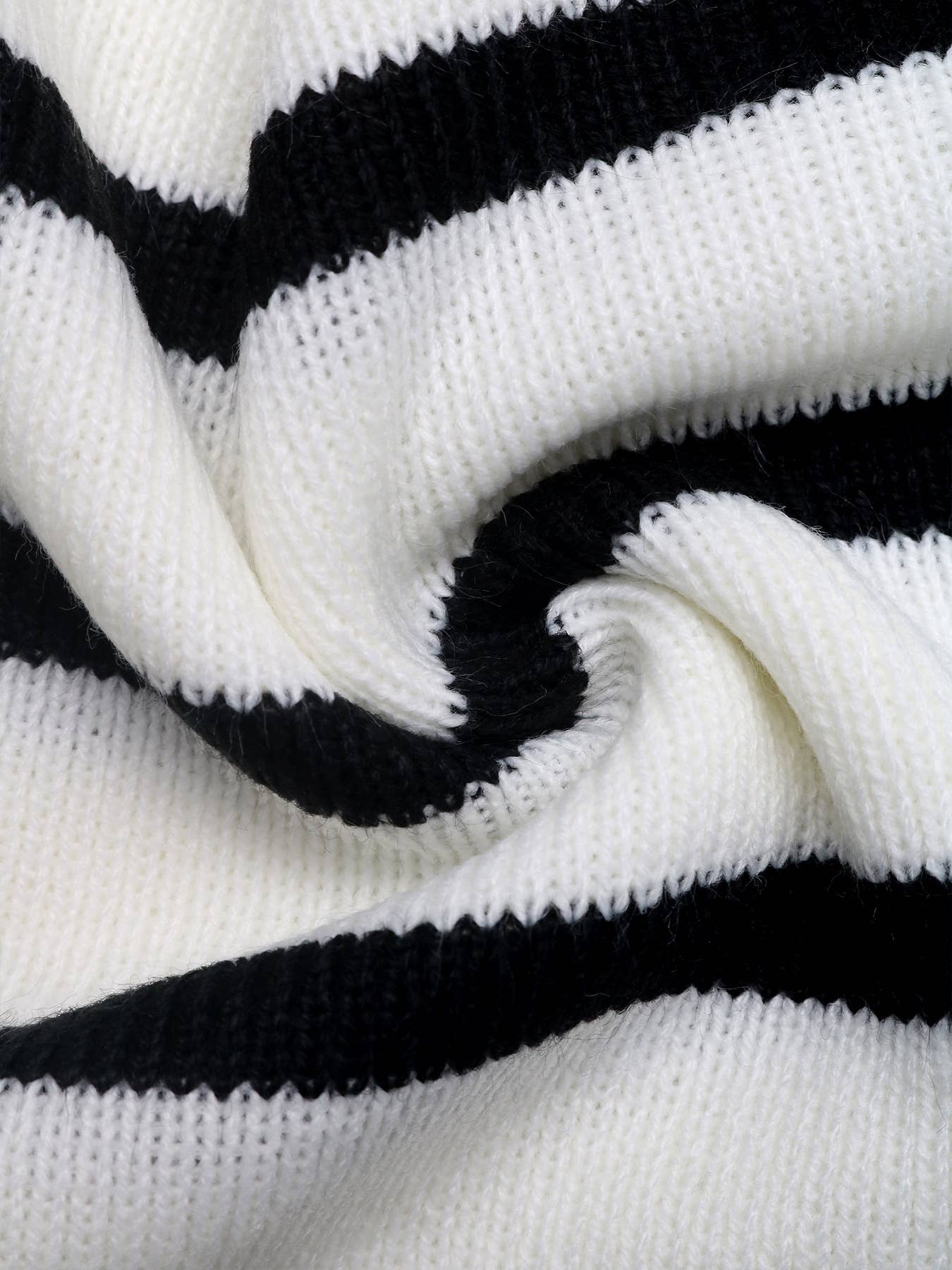 Striped color-blocking long sleeve knit cardigan