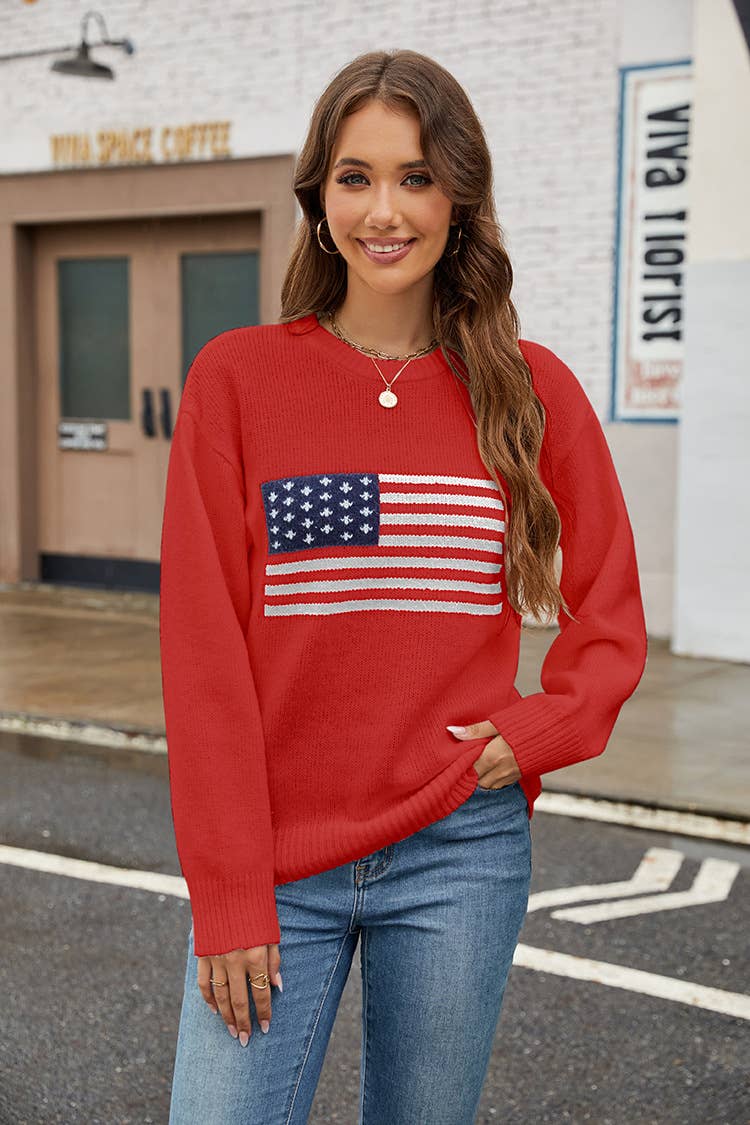 FLAG EASTER INDEPENDENCE DAY FASHION SWEATER