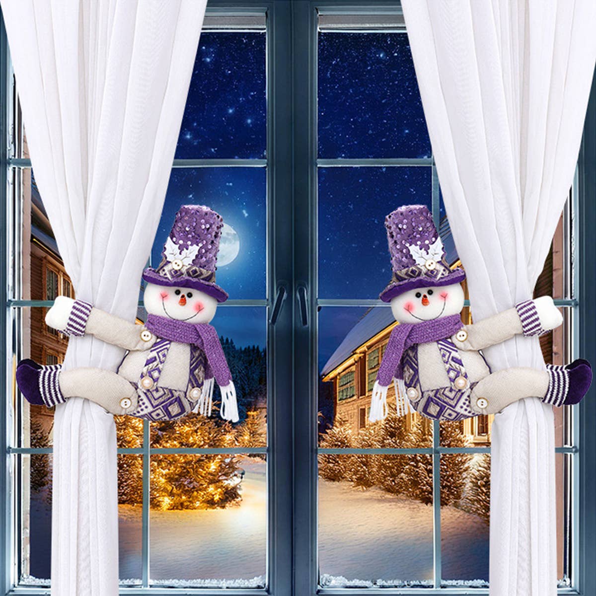 CWMM9416_CHRISTMAS CARTOON DOLL CURTAIN BUCKLE