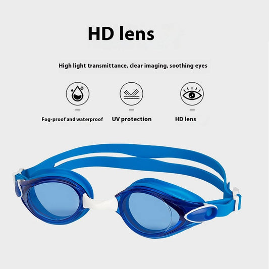 Adult Swim Goggles, HD Anti-Fog, Waterproof Silicone_CWASG10