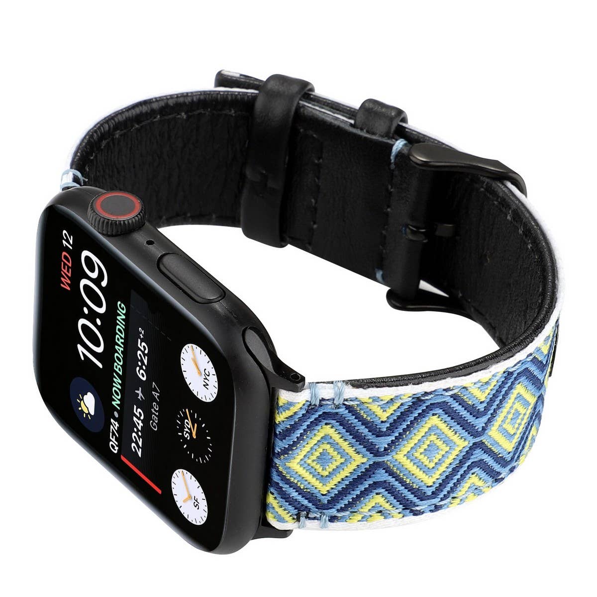 APPLE WATCH/IWATCH9 ETHNIC STYLE LEATHER STRAP_CWWW0059
